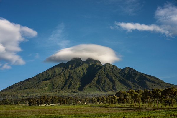 Vulkan, Himmel, Wolken
