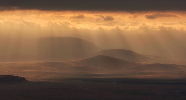 Sonnenstrahlen, Wolken