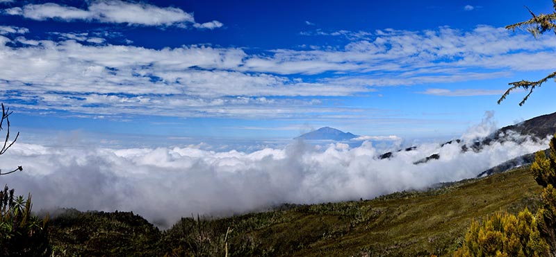 Aussicht, Wolkendecke
